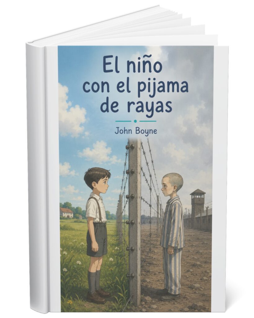 Portada Libro El niño con el pijama de rayas de John Boyne.