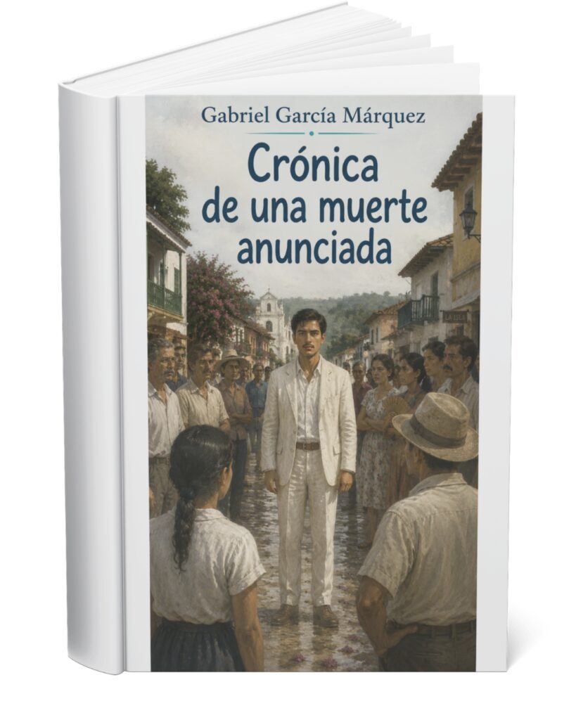 Portada Crónica de una muerte anunciada.