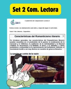 Portada Set 2 Comprensión lectora